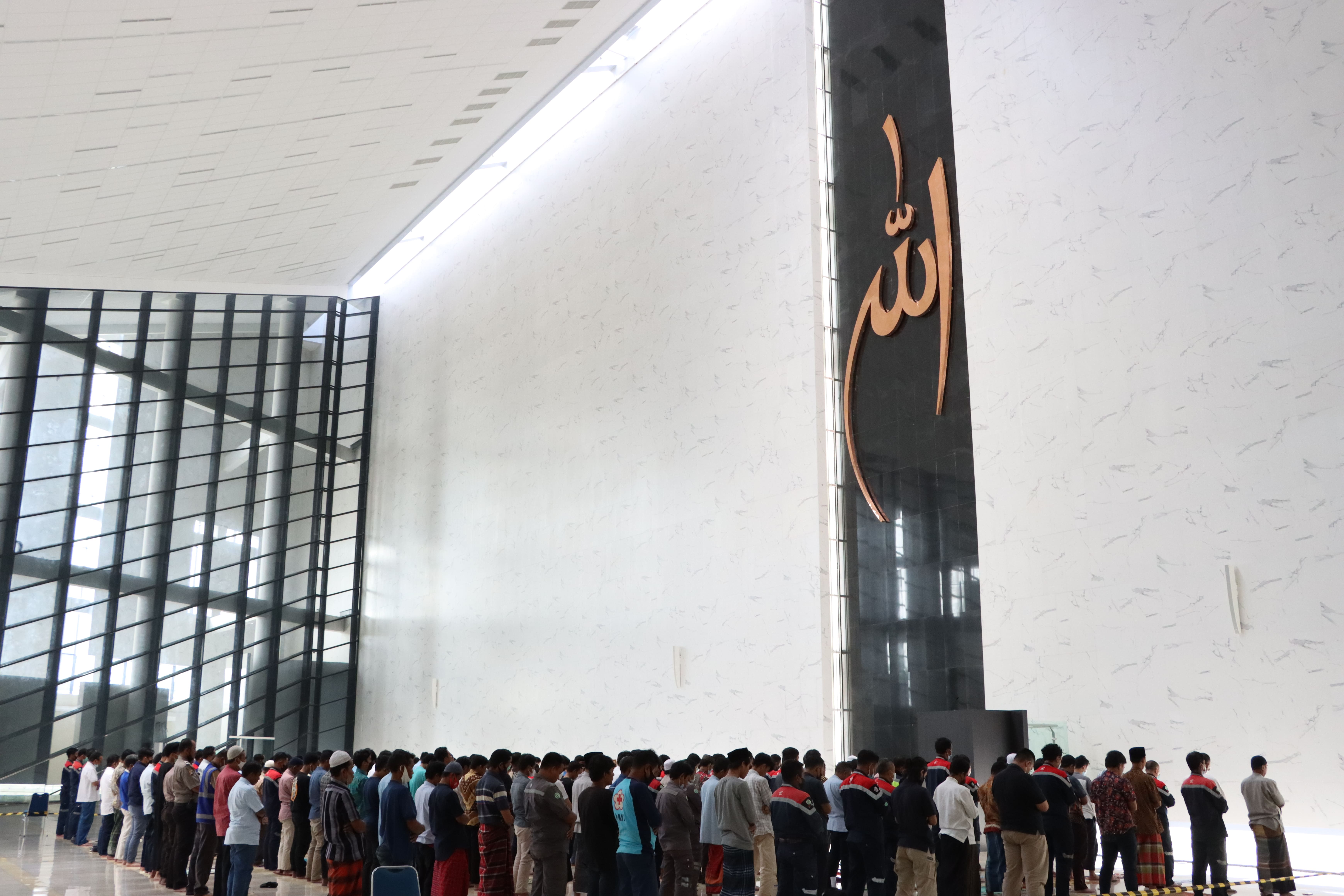 First Jumu’ah at the Rahmatan Lil Alamin Mosque