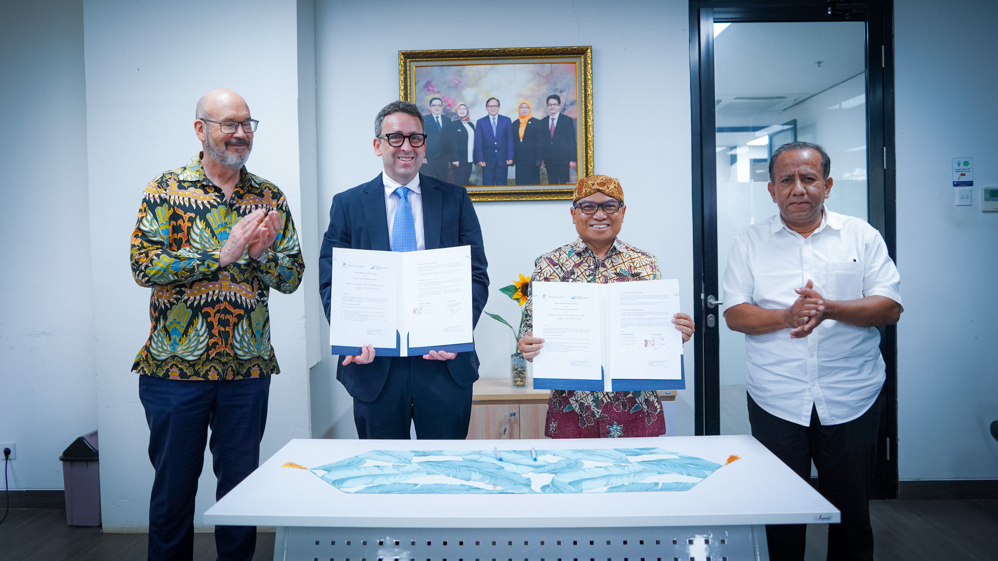 UIII and Melbourne Law School Established a Partnership
