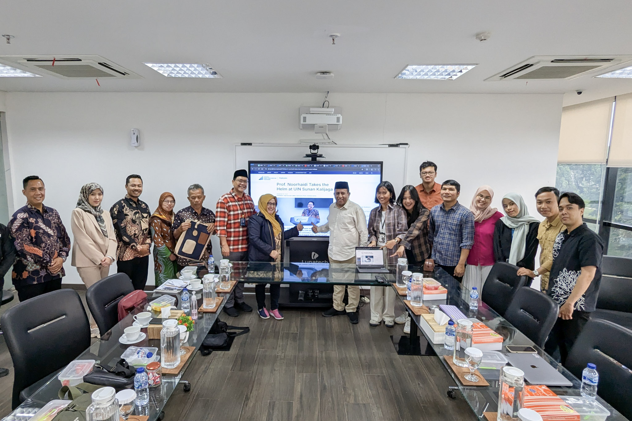 UIN Sunan Kalijaga Public Relations Team Visits UIII for Benchmarking 